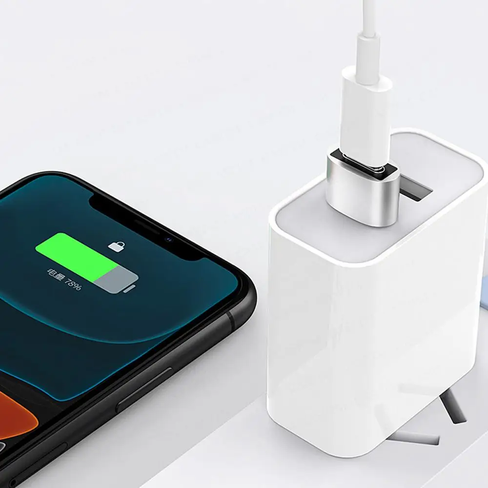 chargeur adaptateur pour iPhone 12 Mini 12 Pro Max USB type-c adaptateur – Image 5