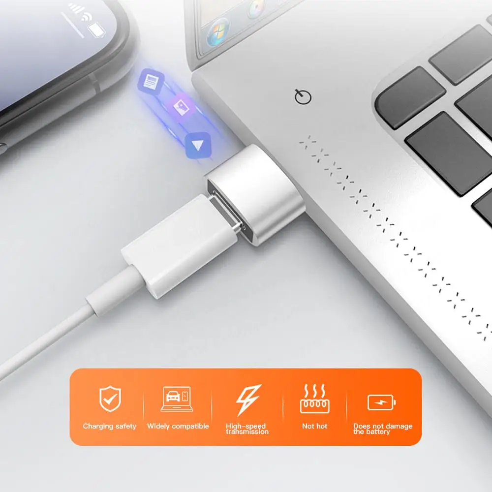 chargeur adaptateur pour iPhone 12 Mini 12 Pro Max USB type-c adaptateur – Image 6
