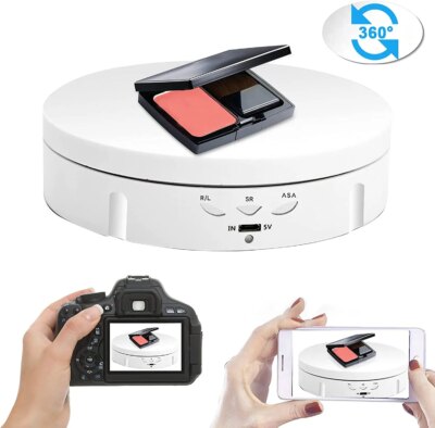 Plateau tournant électrique à 360 degrés avec télécommande – Image 6