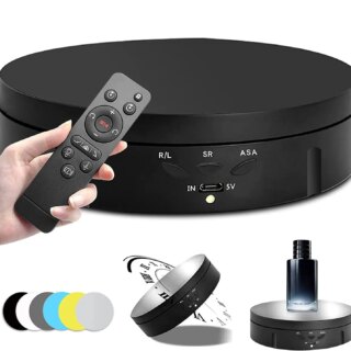 Plateau tournant électrique à 360 degrés avec télécommande