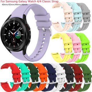 Bracelet montre de sport en Silicone pour Samsung Galaxy Watch 4