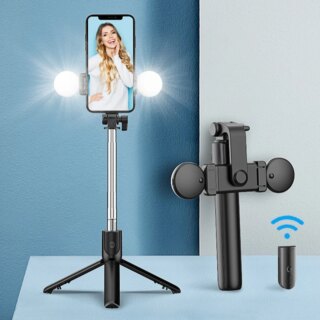 stabilisateur Smartphone Mini anneau lumineux à Led pour téléphone portable