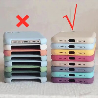 Coque de luxe officielle en Silicone pour iPhone, étui Original pour 11, 12, 13 Pro Max, Apple, 14 Plus, 7, 8, SE, X, Xs, XR – Image 2