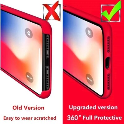 Coque de luxe officielle en Silicone pour iPhone, étui Original pour 11, 12, 13 Pro Max, Apple, 14 Plus, 7, 8, SE, X, Xs, XR – Image 4