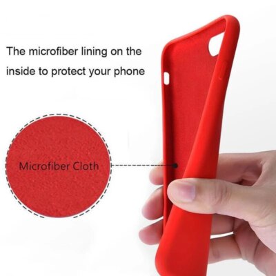 Coque de luxe officielle en Silicone pour iPhone, étui Original pour 11, 12, 13 Pro Max, Apple, 14 Plus, 7, 8, SE, X, Xs, XR – Image 6