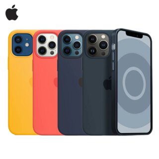 Étui Magnétique Apple Magsafe en Silicone Liquide, Original, pour iPhone 12 Pro Max 12 Mini, de Charge Sans Fil, Housse de Protection Contre les Chutes