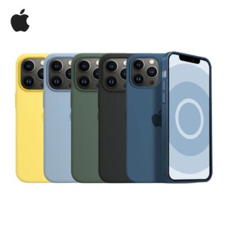 Coque magnétique Apple Magsafe en Silicone liquide pour iPhone 13 Pro Max 13 Mini, étui de charge sans fil, housse de protection contre les chutes