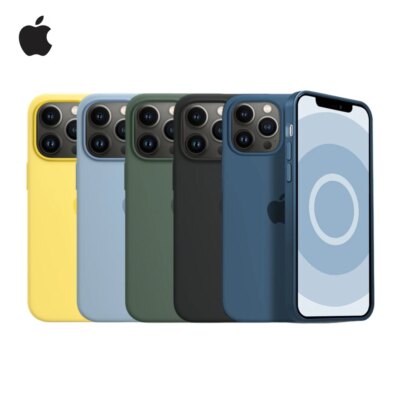 Coque magnétique Apple Magsafe en Silicone liquide pour iPhone 13 Pro Max 13 Mini, étui de charge sans fil, housse de protection contre les chutes