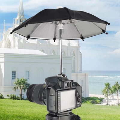 Parapluie photo noir pour appareil photo reflex numérique
