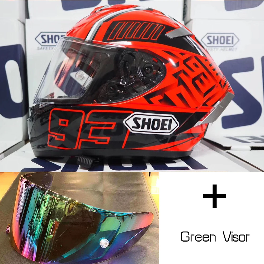 B with rainbow visor