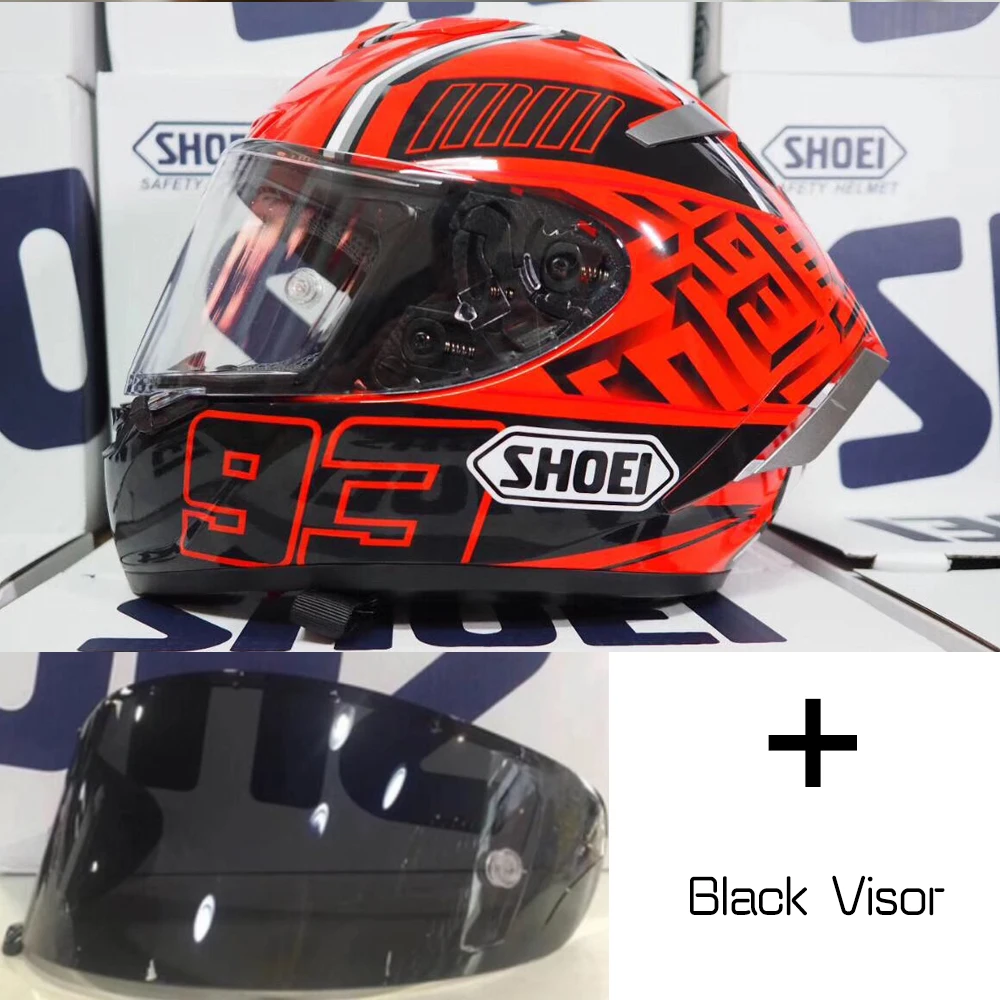 B with black visor