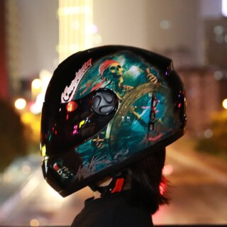 AIS – casque de Moto, cool, visage complet, pour adulte, quatre saisons, accessoires de voyage