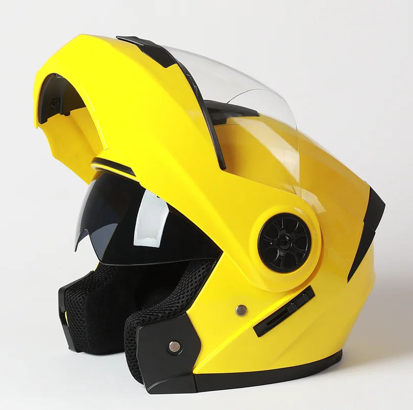 Casque moto D'expériences de moto modulaires à double visière pour hommes et femmes – Image 2