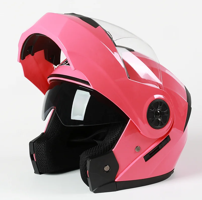 Casque moto D'expériences de moto modulaires à double visière pour hommes et femmes – Image 3