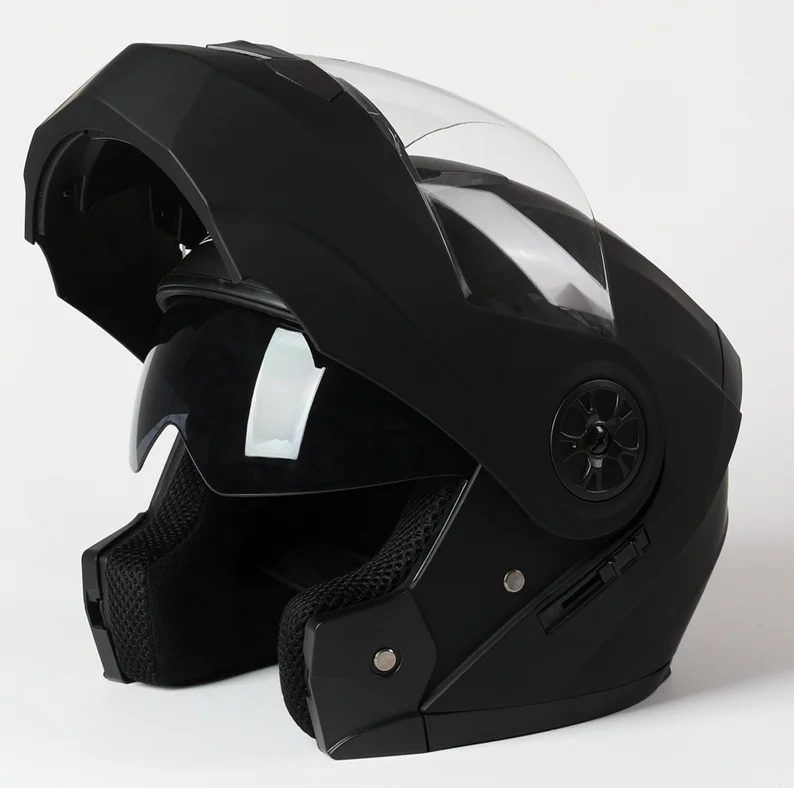 Casque moto D'expériences de moto modulaires à double visière pour hommes et femmes – Image 6
