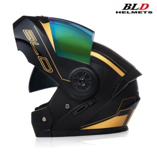 BLD-Casque intégral de moto professionnel personnalisé pour hommes et femmes