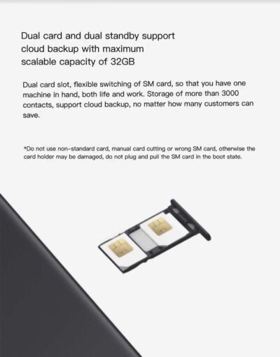 Smartphone Qin 1S + 4G, téléphone portable, écran 2022 pouces – Image 6