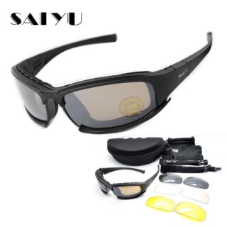 Daisy – lunette moto et de soleil polarisées X7, 4 lentilles, pour la chasse