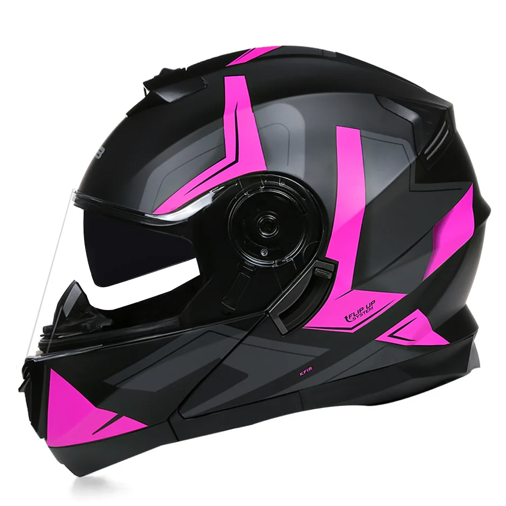 Casque moto Femme à rabat pour hommes et femmes, ouvert au visage – Image 5