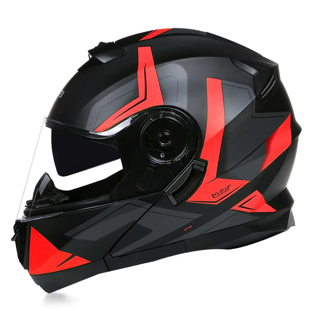 Casque moto Femme à rabat pour hommes et femmes, ouvert au visage – Image 3