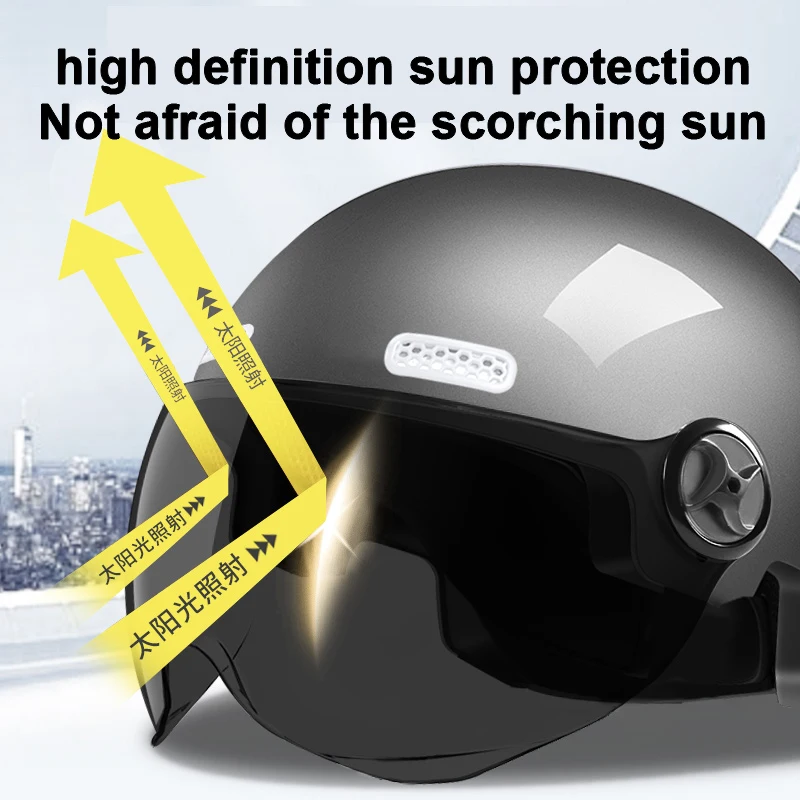 Casque moto Femme D'expériences de moto légers pour hommes et femmes – Image 3