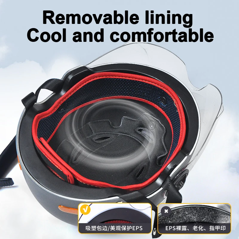 Casque moto Femme D'expériences de moto légers pour hommes et femmes – Image 5