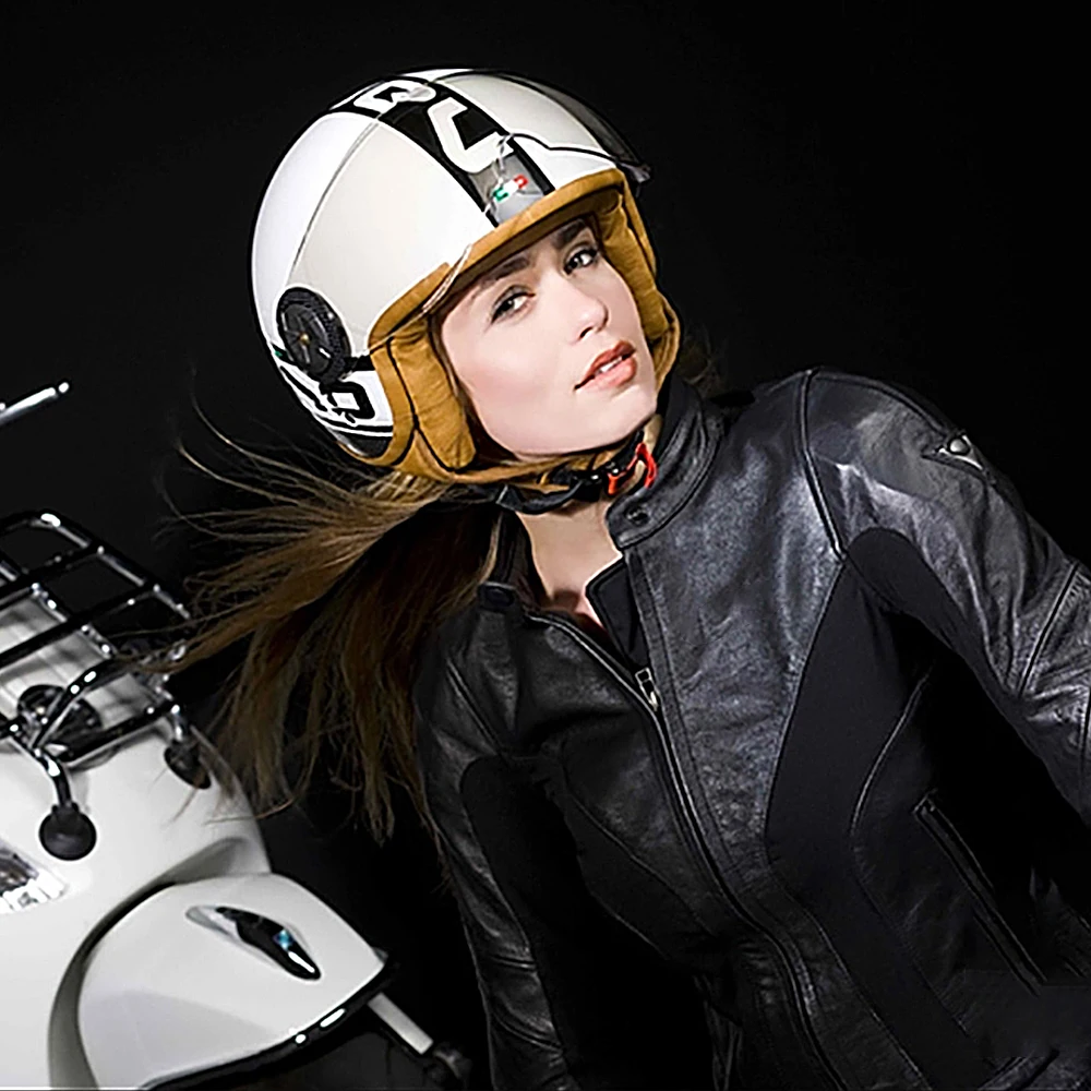 Casque moto Femme à double lentille pour hommes et femmes – Image 5