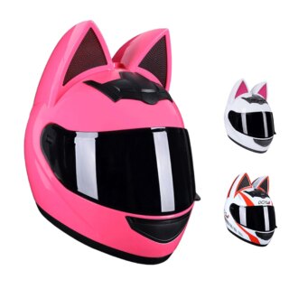 Casque moto Femme tout-terrain Cat Ear pour femme