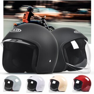 Casque moto Femme D'expériences de moto rétro pour hommes et femmes