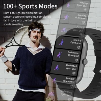 Montre intelligente d'appel Bluetooth pour hommes et femmes – Image 3