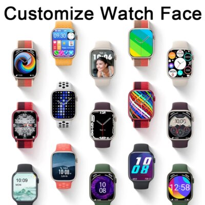 Montre intelligente série 8 pour hommes et femmes, appel Bluetooth – Image 6