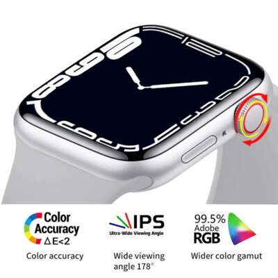 Montre intelligente de chargement sans fil pour hommes et femmes, appels Bluetooth – Image 2