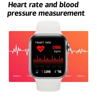 Montre intelligente de chargement sans fil pour hommes et femmes, appels Bluetooth – Image 3