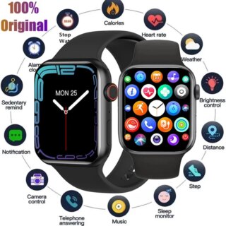 Montre intelligente de chargement sans fil pour hommes et femmes, appels Bluetooth