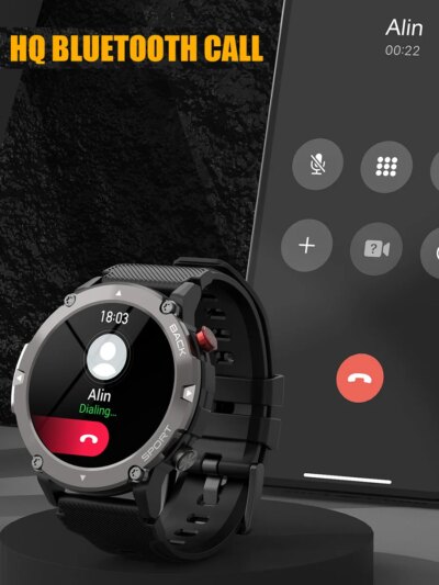 Montre intelligente LF26 Max pour homme appel Bluetooth – Image 2