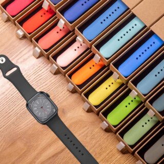 Bracelet montre apple watch en silicone