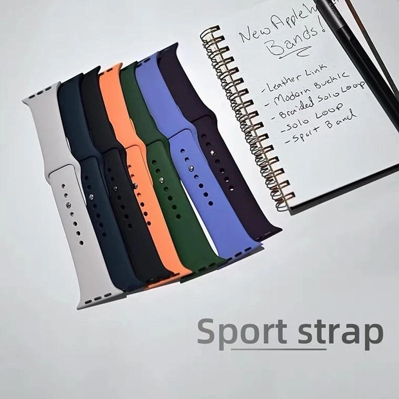 Bracelet montre apple watch sport en Silicone – Image 3