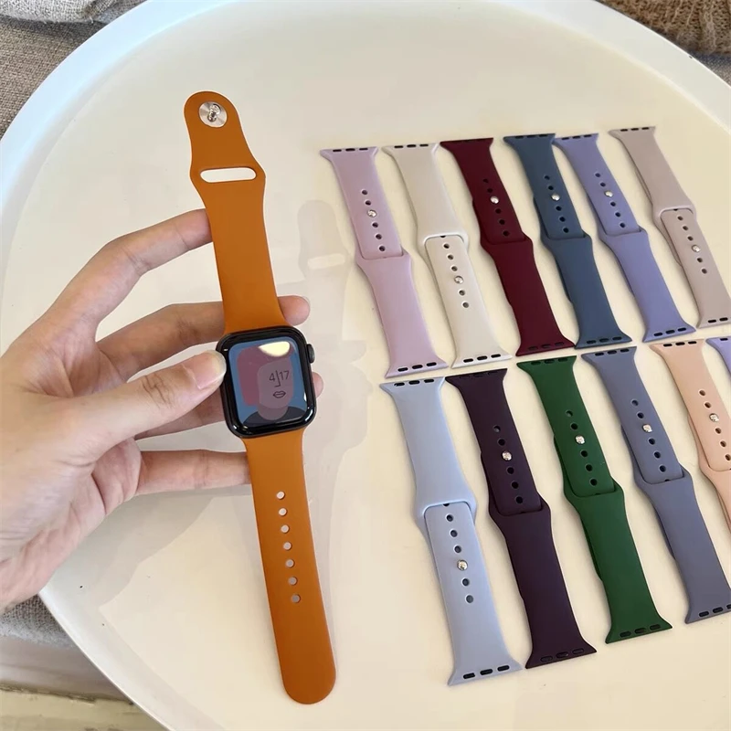 Bracelet montre apple watch sport en Silicone – Image 2