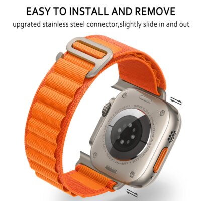 Bracelet montre apple watch boucle Alpine – Image 3