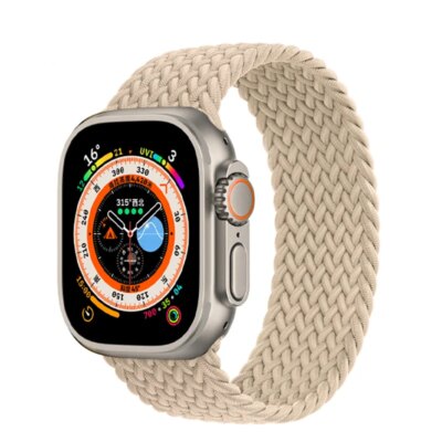 Bracelet montre tressé élastique pour Apple Watch – Image 2