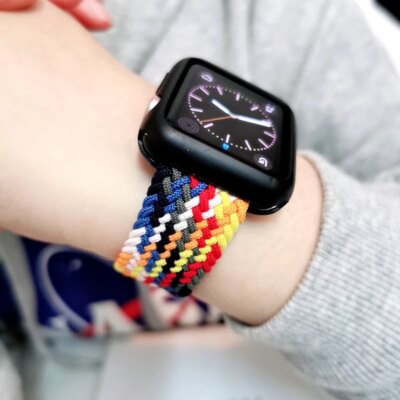 Bracelet de montre tressé à boucle unique pour Apple Watch – Image 4