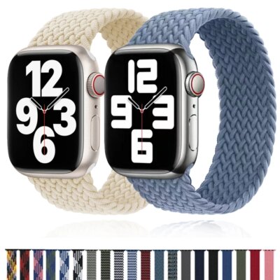 Bracelet de montre tressé à boucle unique pour Apple Watch – Image 2