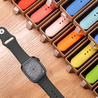 Bracelet montre  Apple Watch en Silicone