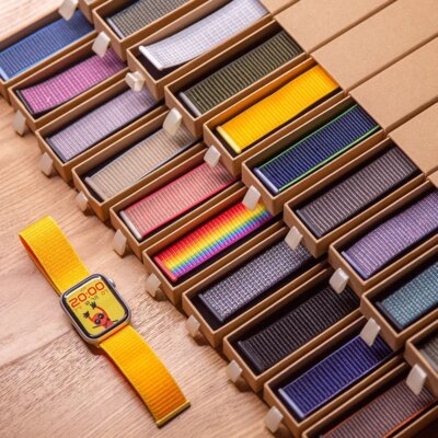 Bracelet de montre en nylon pour Apple Watch Band, Bracelet Correa – Image 2