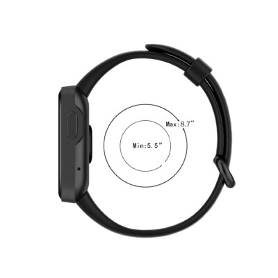 Bracelet de montre rechange en Silicone pour montre connectée Xiaomi Mi Lite, sport, Redmi – Image 5