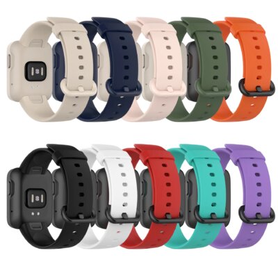 Bracelet de montre rechange en Silicone pour montre connectée Xiaomi Mi Lite, sport, Redmi – Image 6