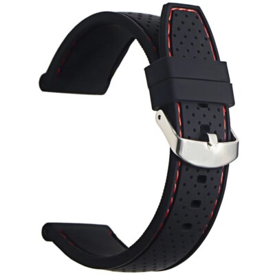 Bracelet de montre en silicone, accessoires de montre