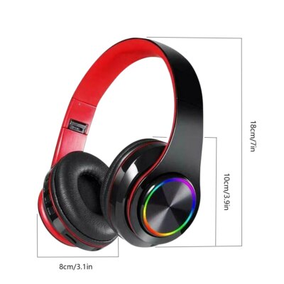 Casque Bluetooth pliable avec micro, casque TV sans fil, adaptateur PC et tablette – Image 4