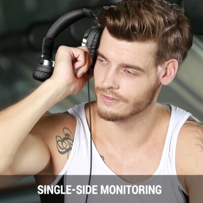 Oneodio Pro-10 Studio professionnel DJ casque sur l'oreille filaire HiFi casque de jeu – Image 6