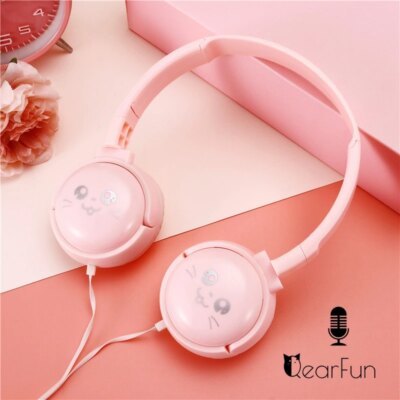 casque audio enfant avec micro casque audio fille Écouteurs filaires pour enfants – Image 5